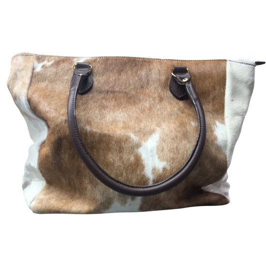 Tumbleweed Natural Cowhide Tote