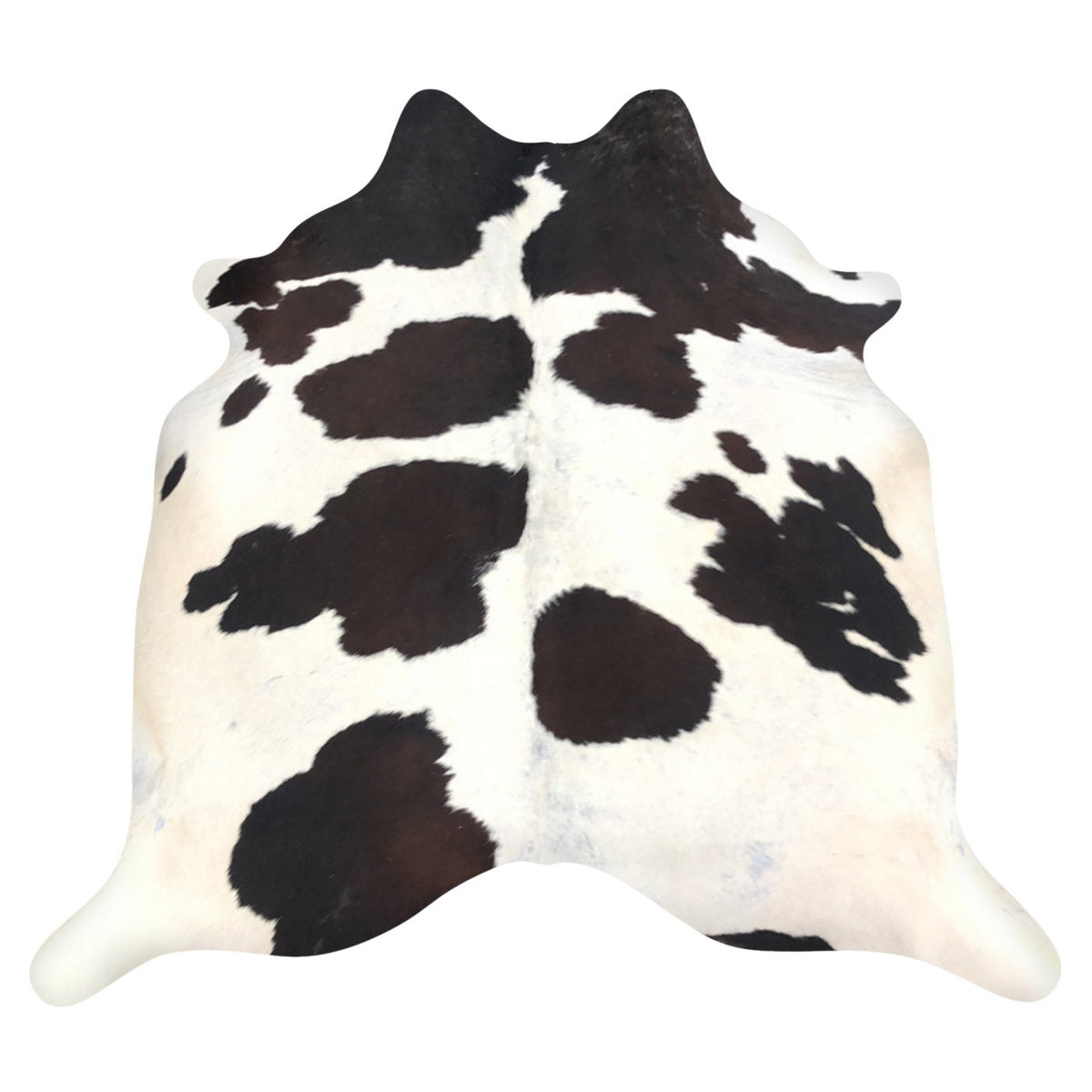 Natural Brazilian Cowhide Rug - Espresso & Ivory