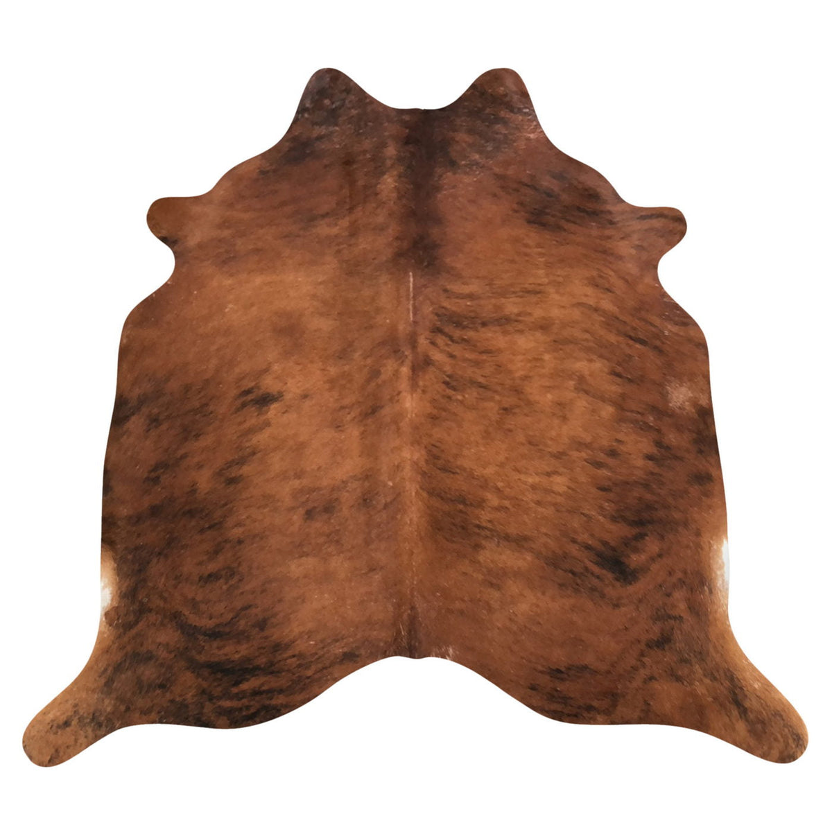 Natural Brazilian Cowhide Rug - Mocha, Espresso & Ivory