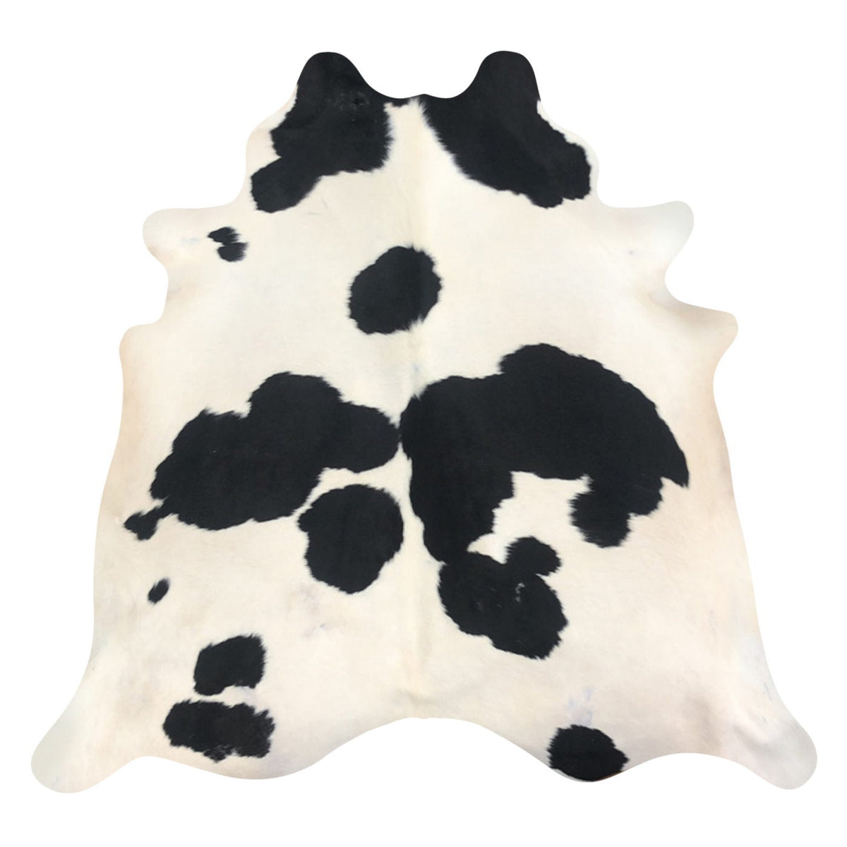 Natural Brazilian Cowhide Rug - Espresso & Ivory