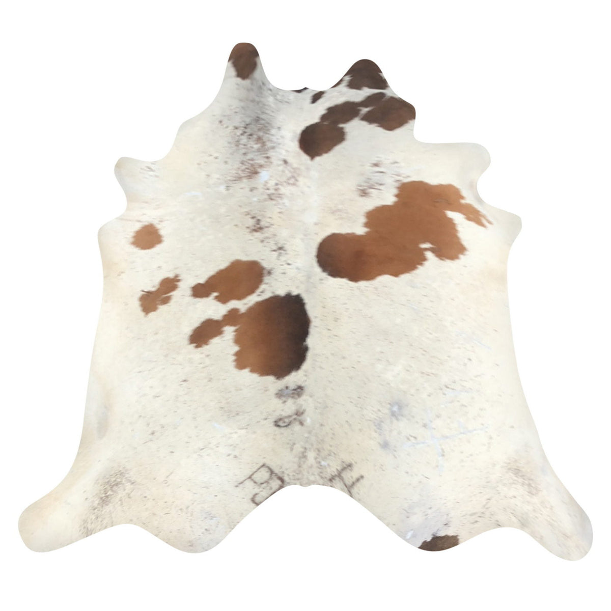 Natural Brazilian Cowhide Rug - Ivory, Mocha & Chocolate