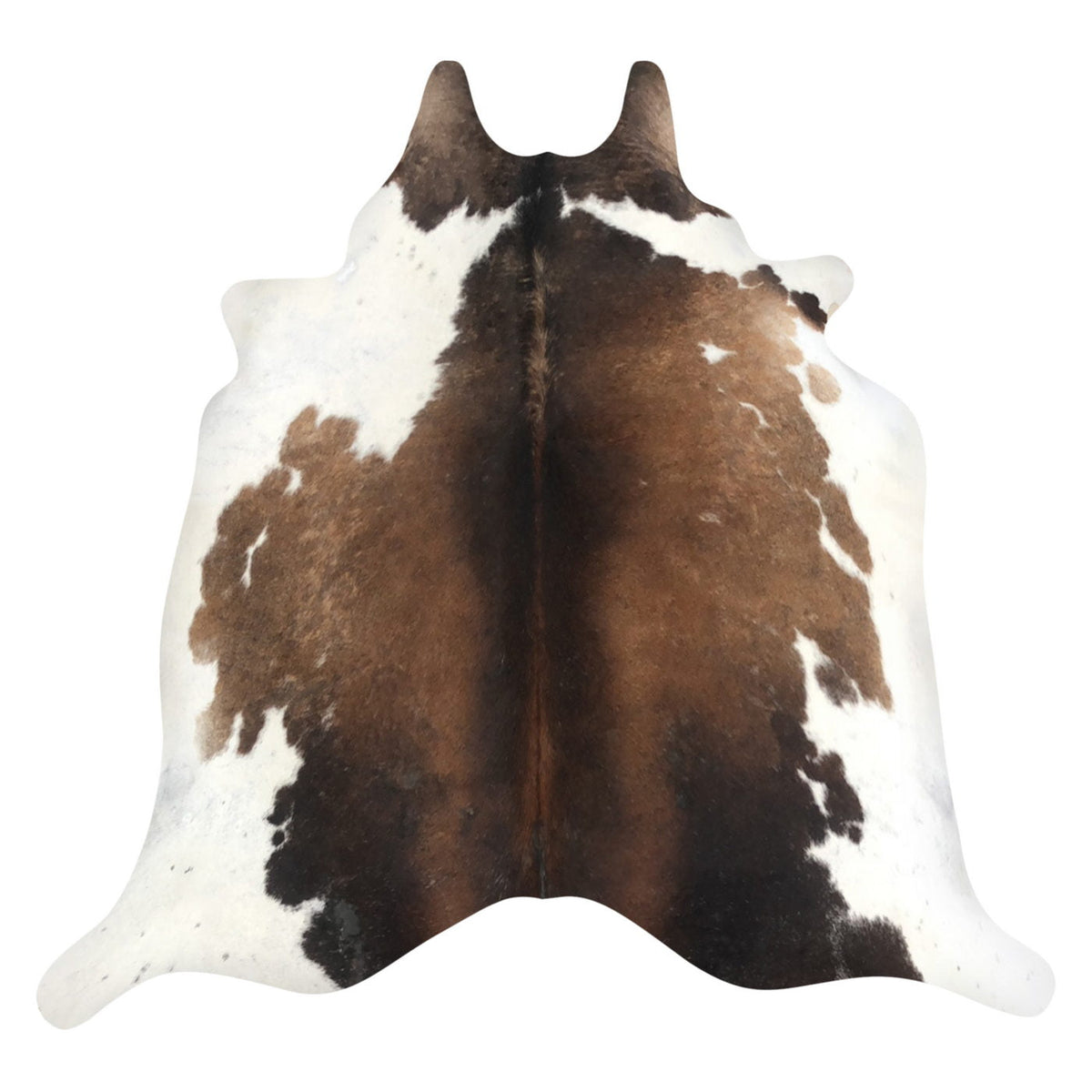 Natural Brazilian Cowhide Rug - Mocha, Espresso & Ivory