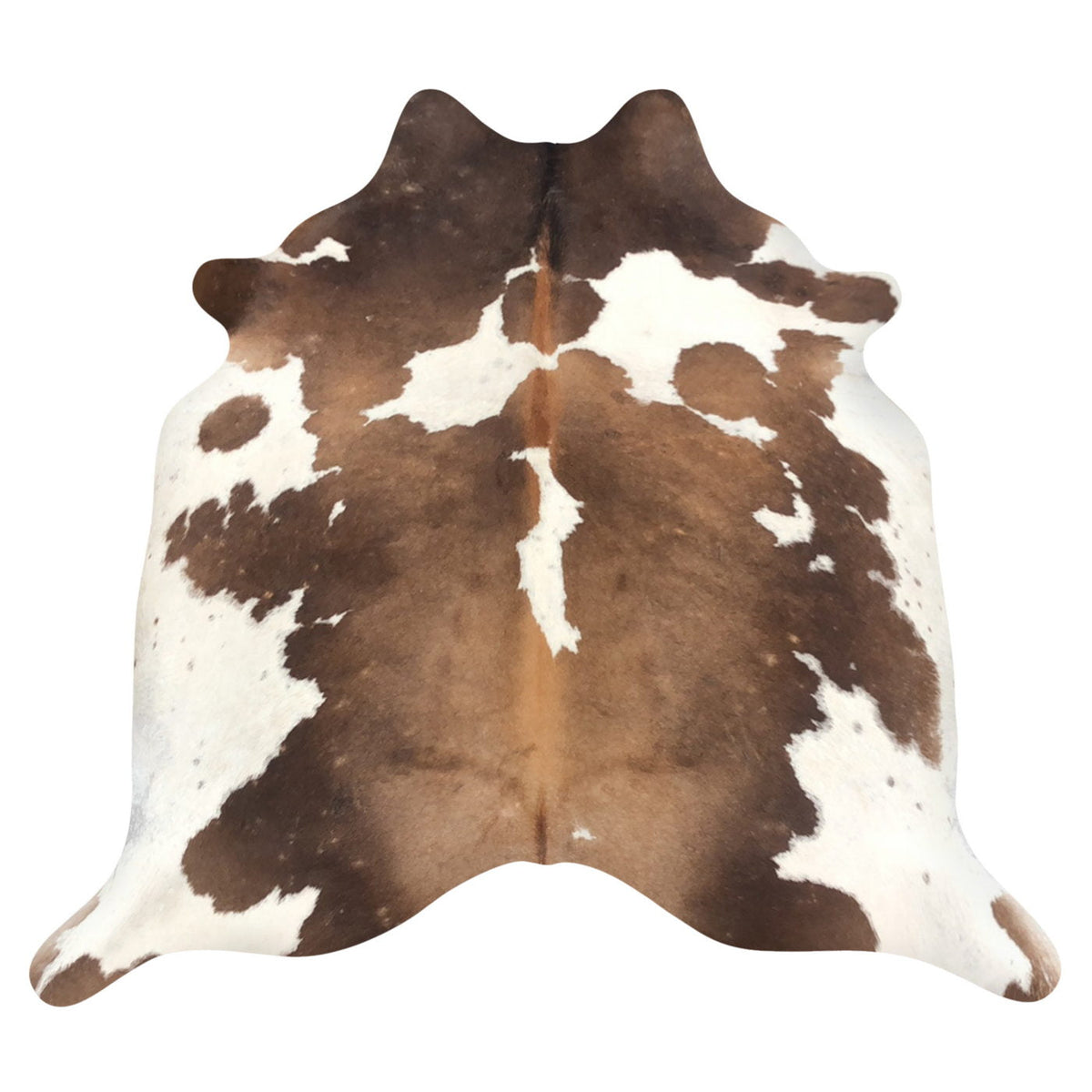 Natural Brazilian Cowhide Rug - Caramel, Mocha & Ivory