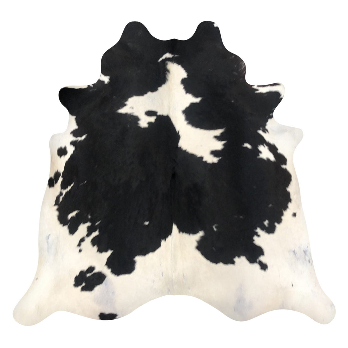 Natural Brazilian Cowhide Rug - Espresso & Ivory