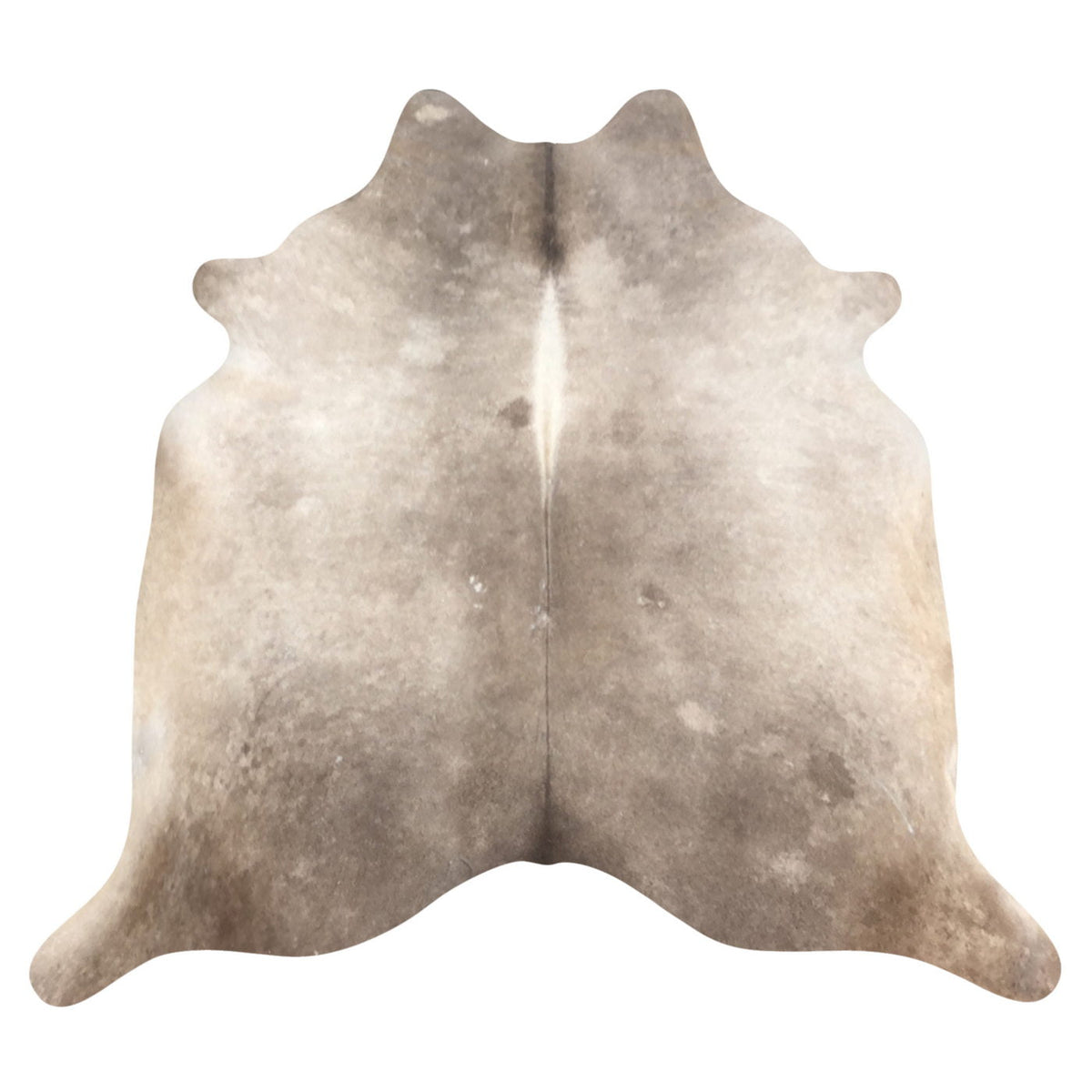 Natural Brazilian Cowhide Rug - Taupe & Ivory