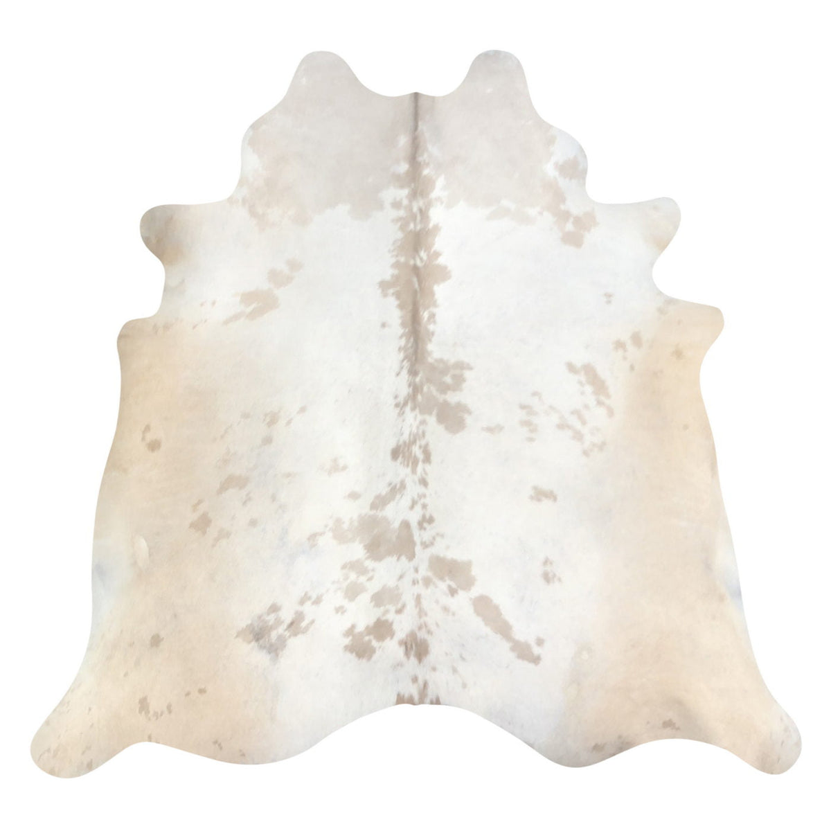 Natural Brazilian Cowhide Rug - Beige, Caramel & Ivory