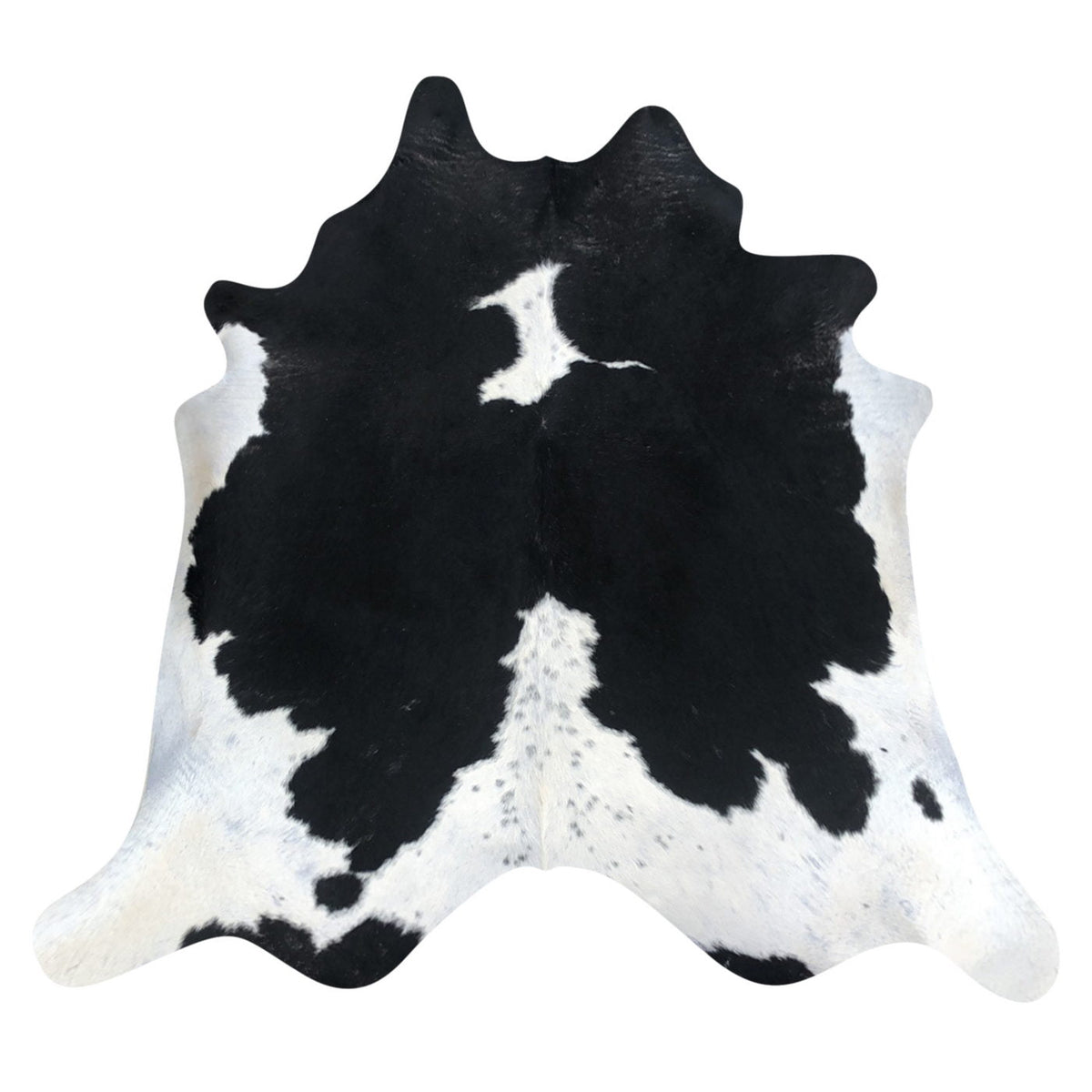 Natural Brazilian Cowhide Rug - Espresso, Ivory & Taupe