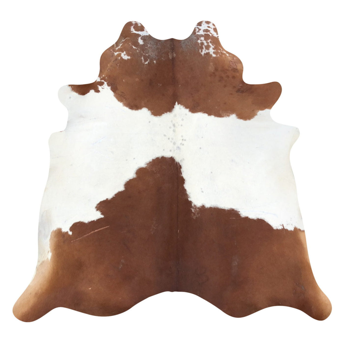 Natural Brazilian Cowhide Rug - Mocha & Ivory