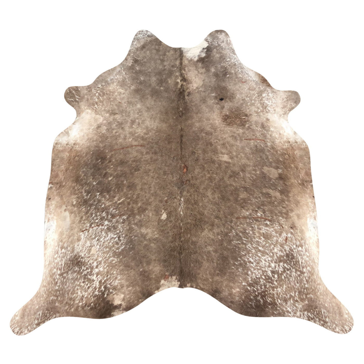 Natural Brazilian Cowhide Rug - Caramel & Ivory