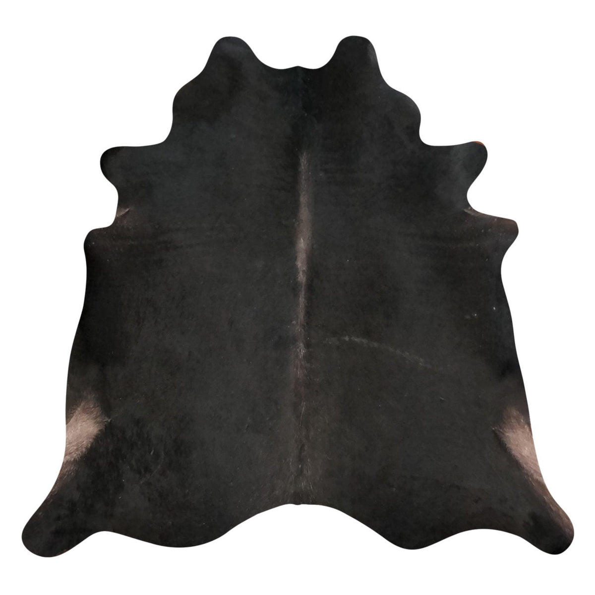 Natural Brazilian Cowhide Rug - Espresso & Caramel