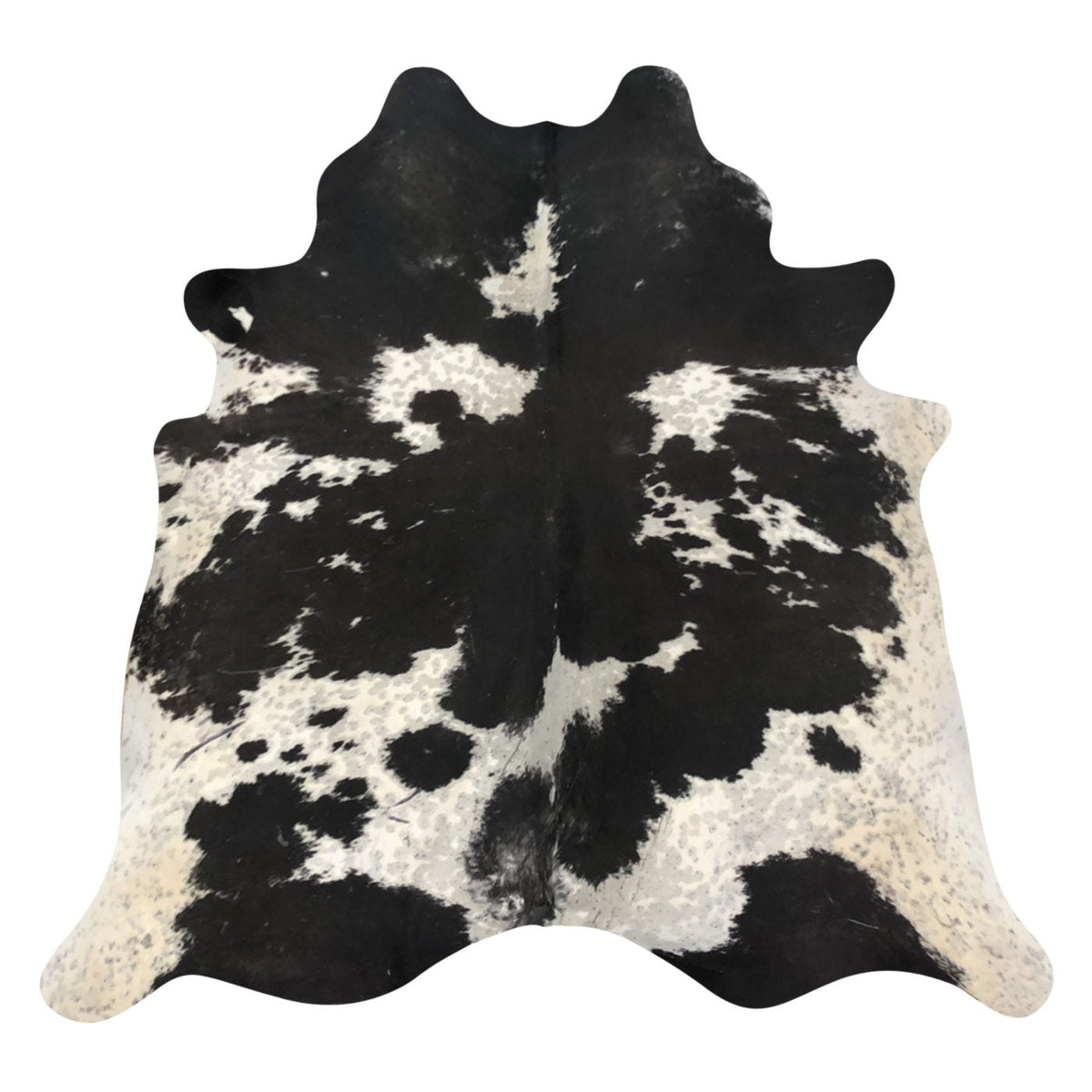 Natural Brazilian Cowhide Rug - Espresso, Taupe & Ivory