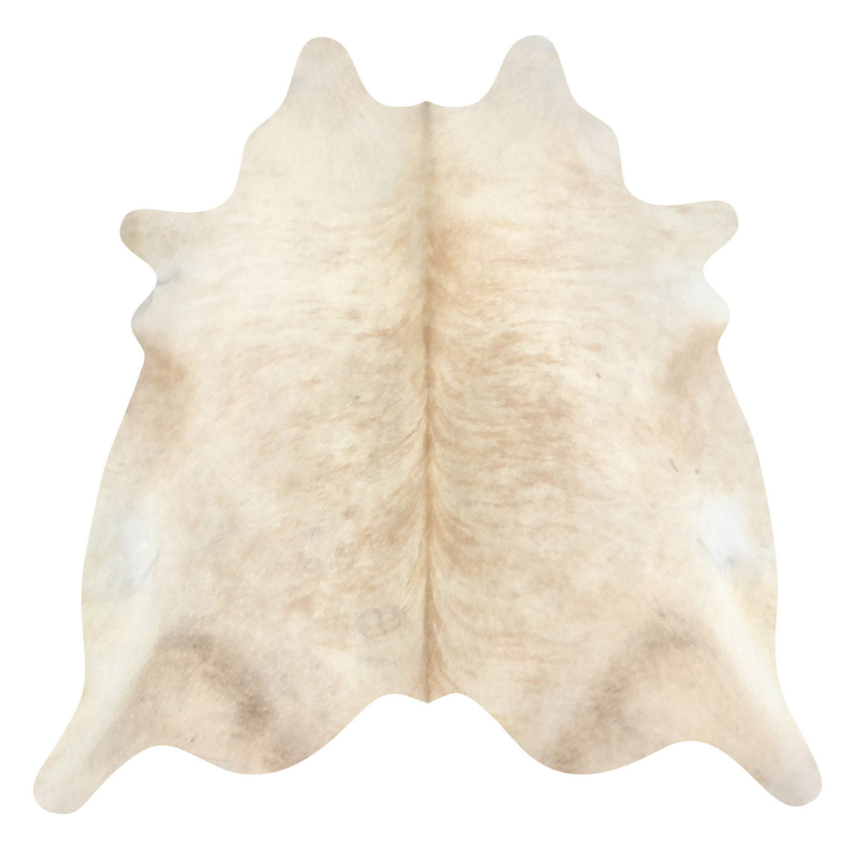 Natural Brazilian Cowhide Rug - Beige, Caramel & Ivory