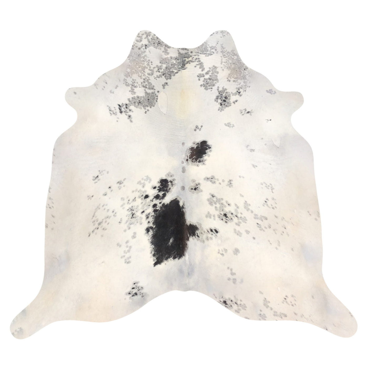 Natural Brazilian Cowhide Rug - Ivory, Taupe & Espresso