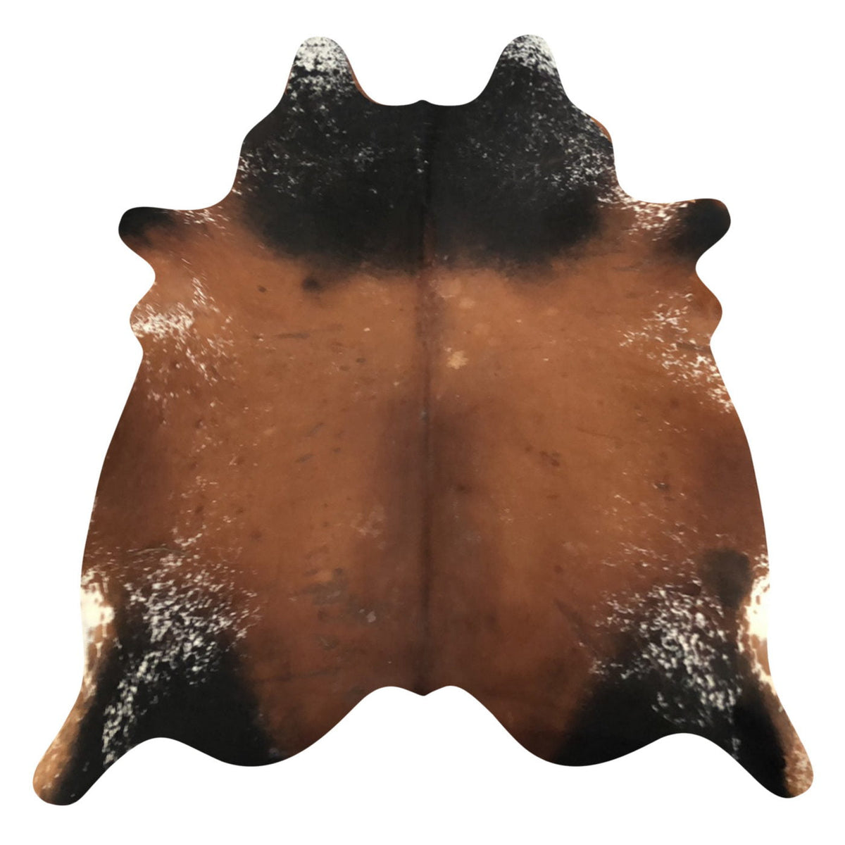 Natural Brazilian Cowhide Rug - Mocha, Espresso & Ivory