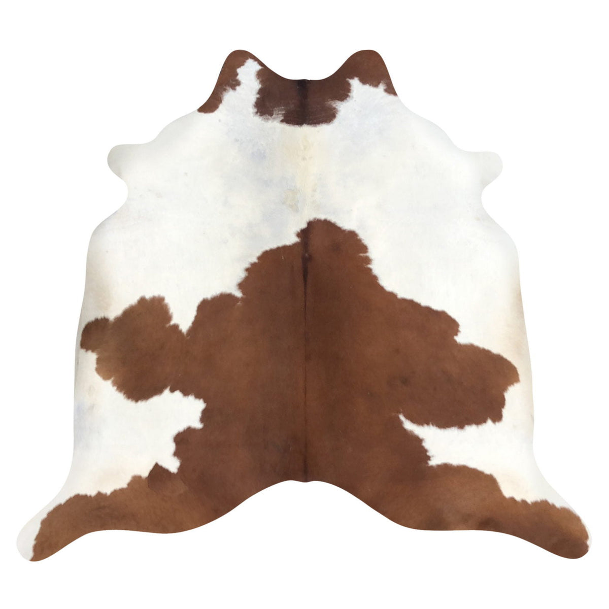 Natural Brazilian Cowhide Rug - Mocha & Ivory