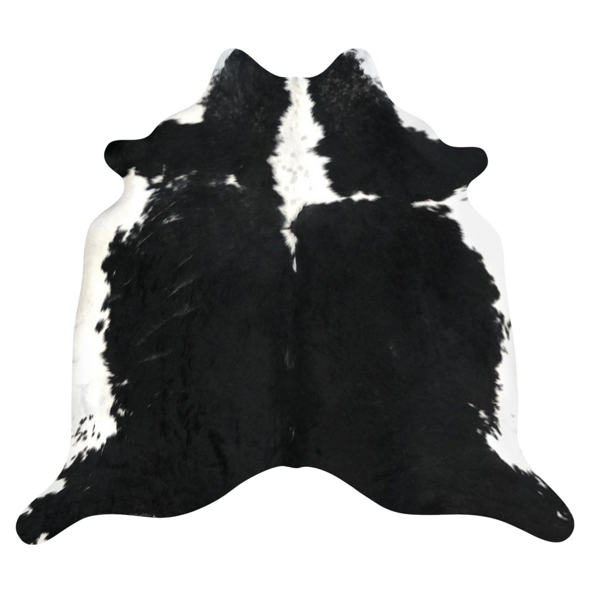 Natural Brazilian Cowhide Rug - Espresso, Ivory & Taupe