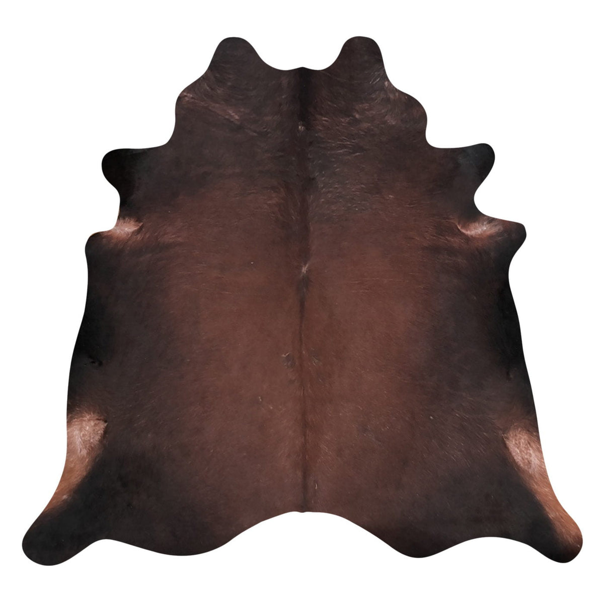 Natural Brazilian Cowhide Rug - Chocolate & Mocha