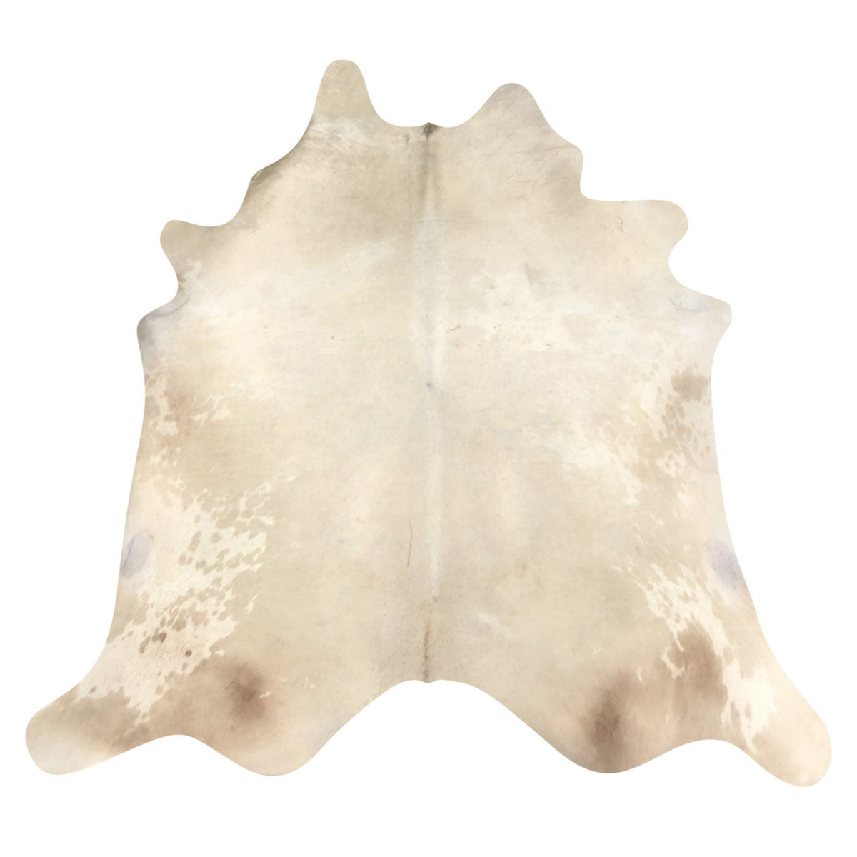 Natural Brazilian Cowhide Rug - Beige & Ivory
