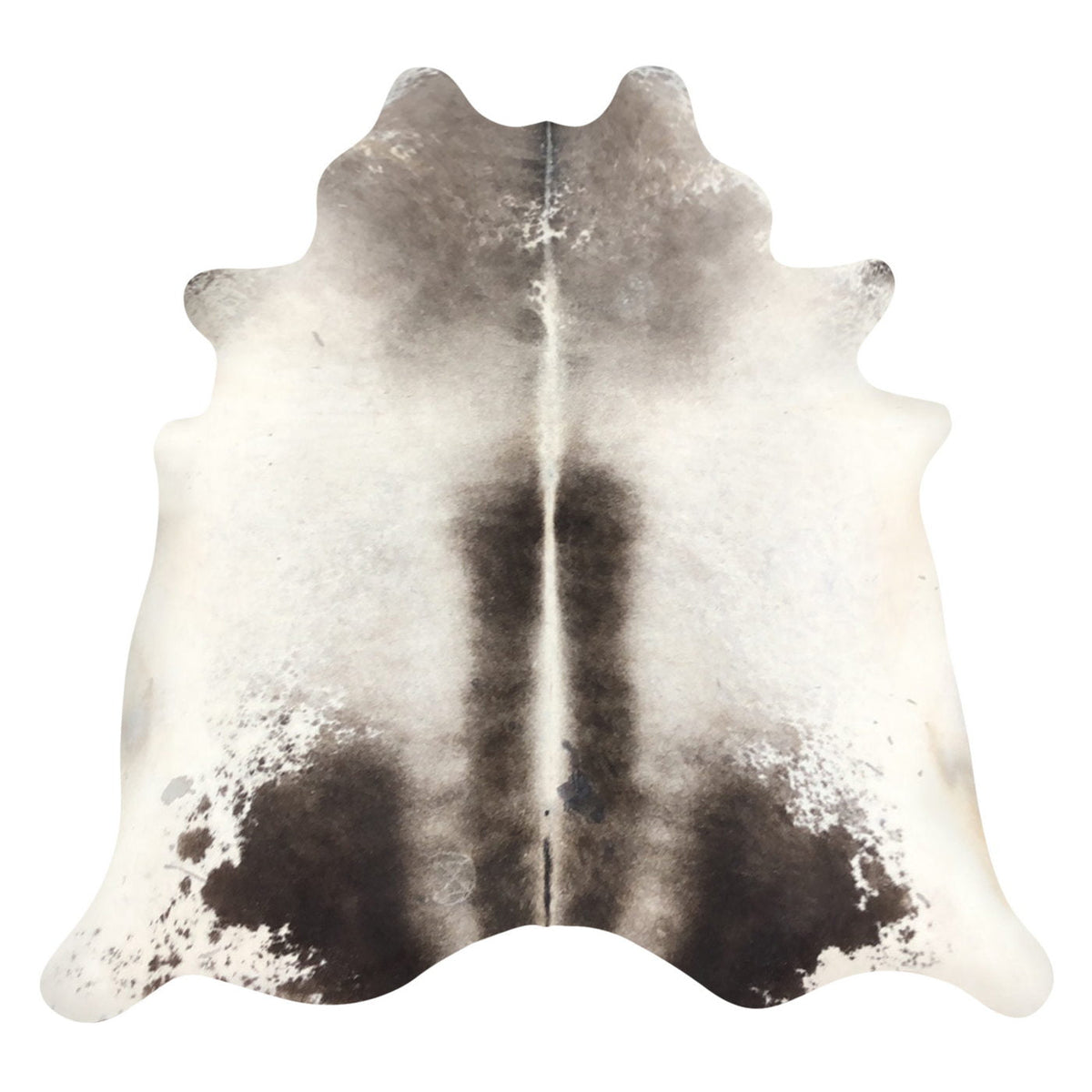 Natural Brazilian Cowhide Rug - Chocolate, Ivory & Taupe