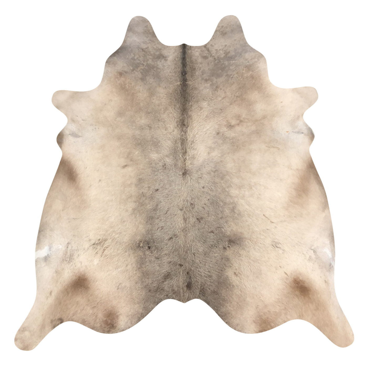 Natural Brazilian Cowhide Rug - Beige, Taupe & Ivory