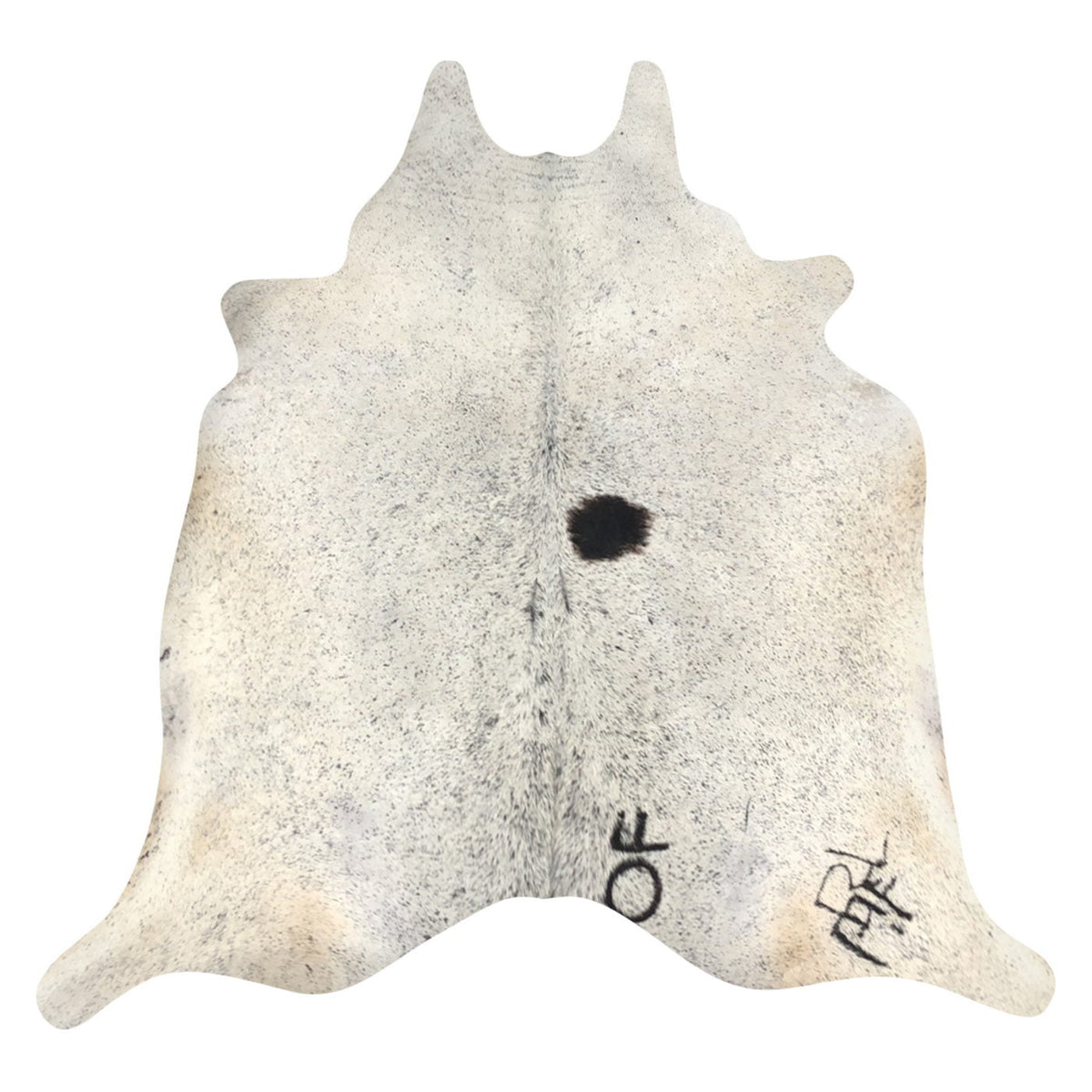 Natural Brazilian Cowhide Rug - Ivory, Taupe & Espresso