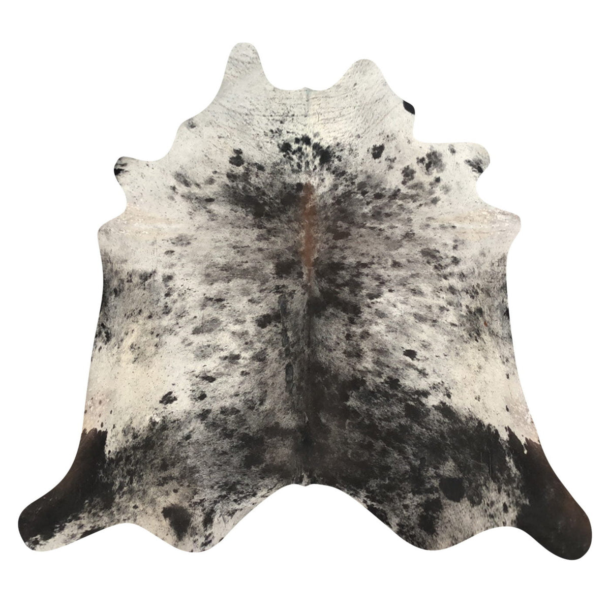 Natural Brazilian Cowhide Rug - Espresso, Ivory & Mocha