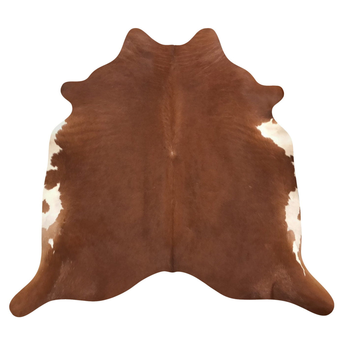 Natural Brazilian Cowhide Rug - Mocha & Ivory