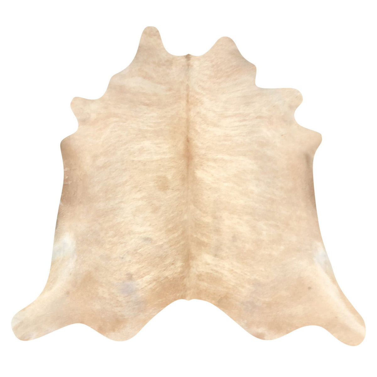 Natural Brazilian Cowhide Rug - Caramel & Ivory