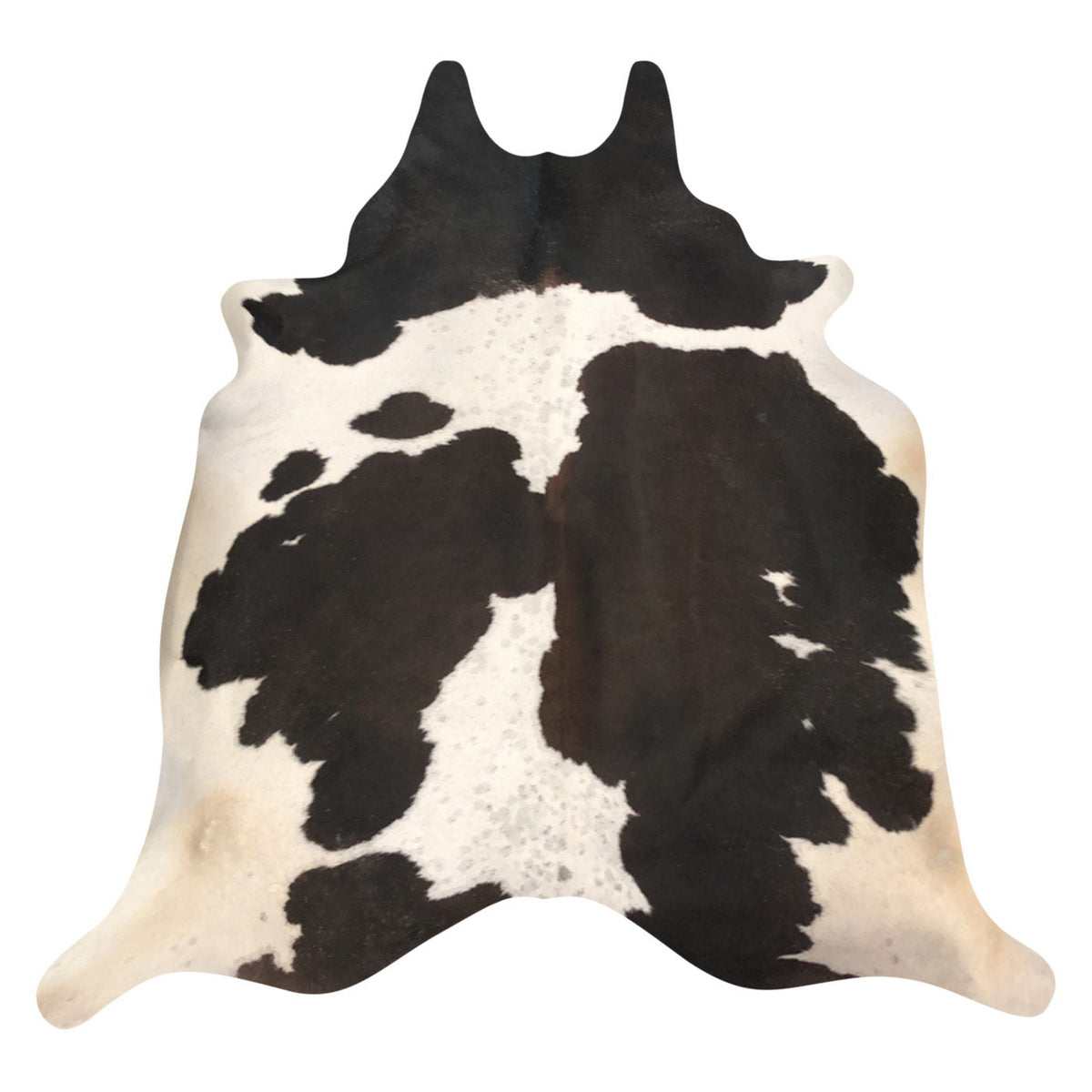 Natural Brazilian Cowhide Rug - Espresso, Ivory & Taupe