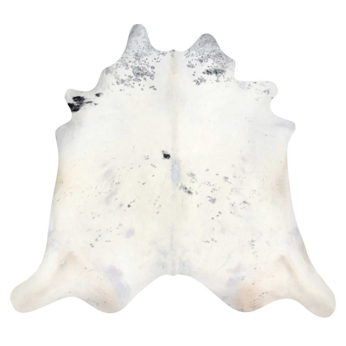 Natural Brazilian Cowhide Rug - Ivory, Taupe & Espresso