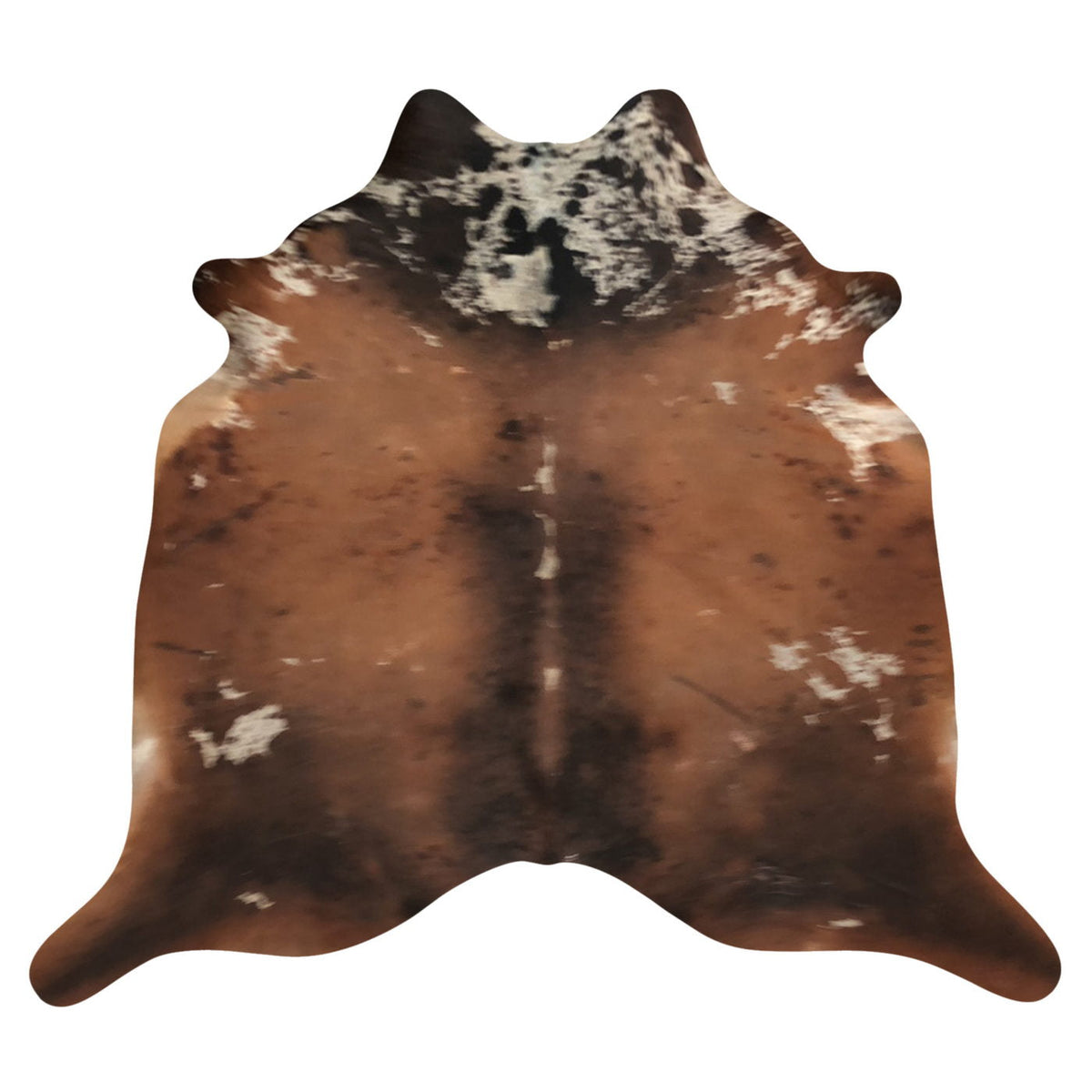 Natural Brazilian Cowhide Rug - Mocha, Espresso & Ivory