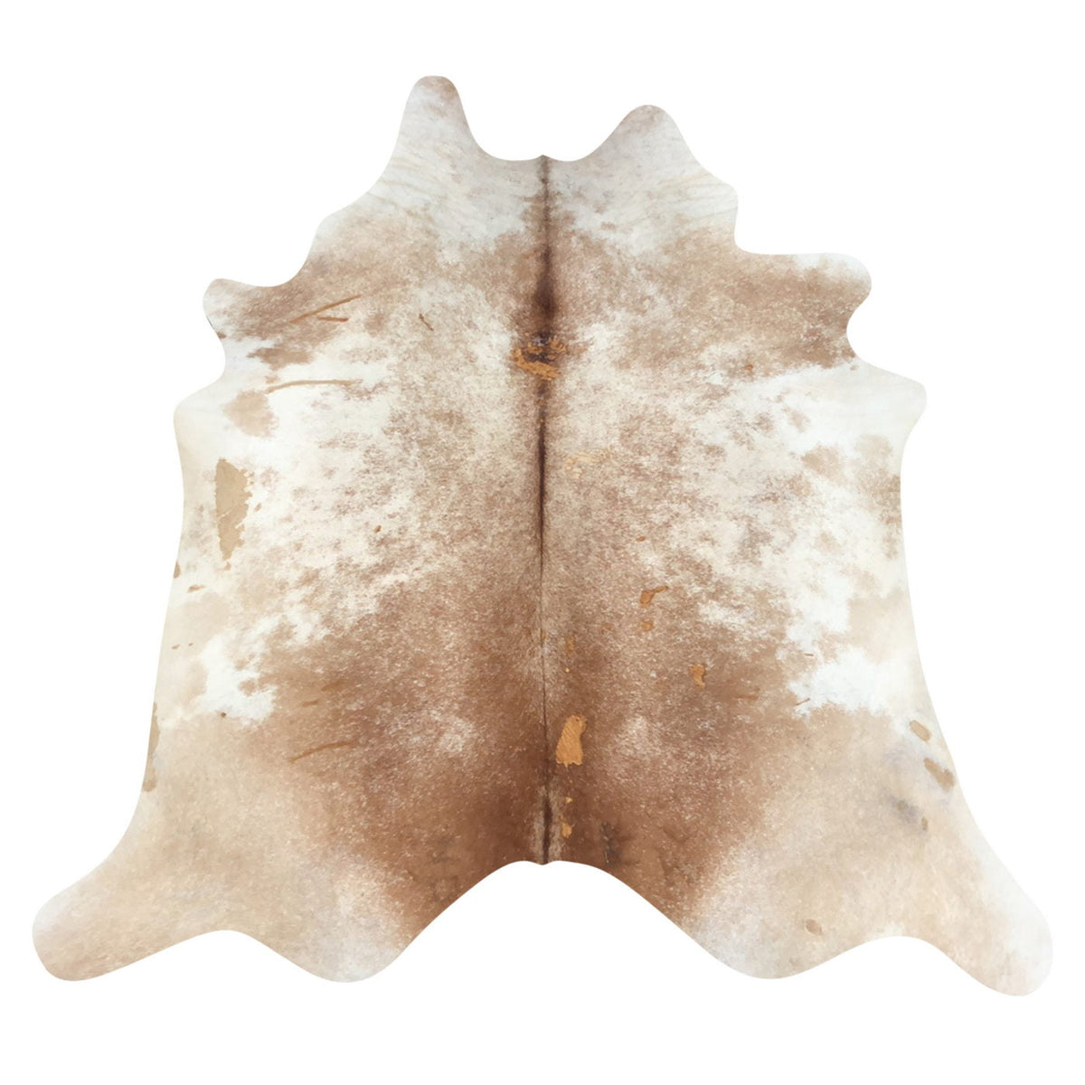 Natural Brazilian Cowhide Rug - Mocha, Caramel & Ivory