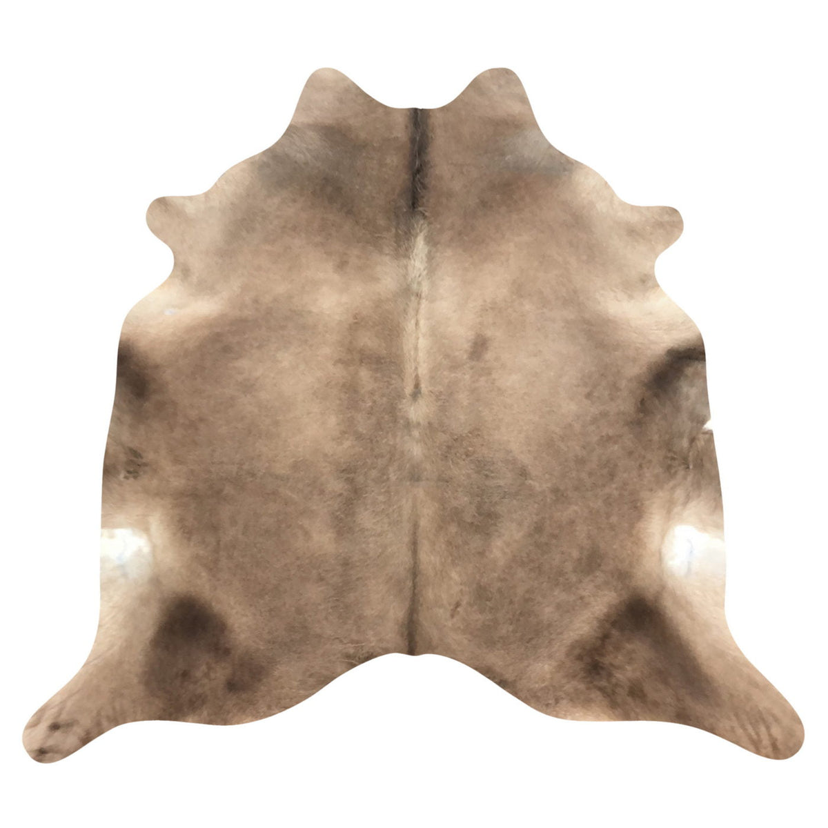 Natural Brazilian Cowhide Rug - Caramel, Chocolate & Ivory
