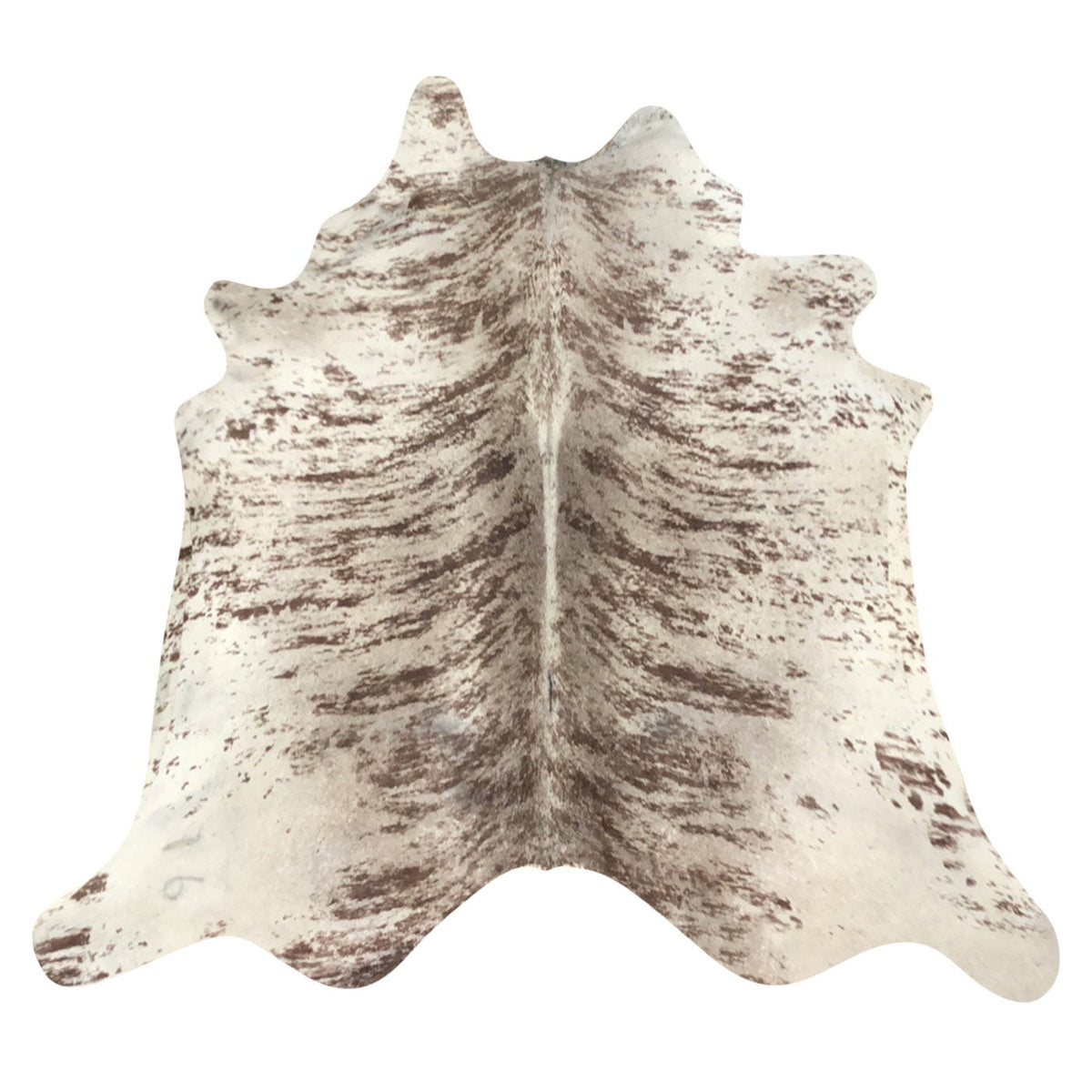 Natural Brazilian Cowhide Rug - Chocolate & Ivory