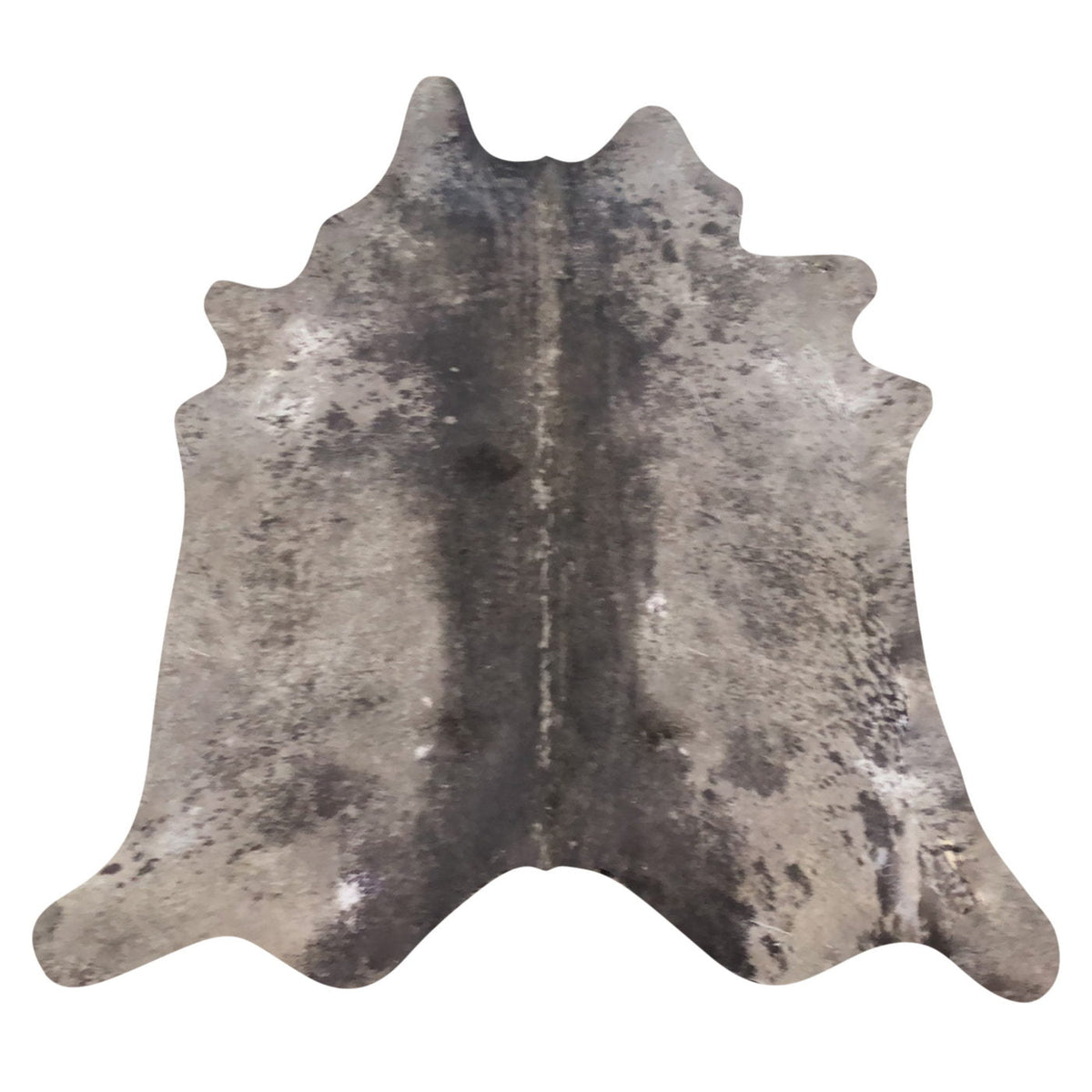 Natural Brazilian Cowhide Rug - Taupe, Espresso & Ivory