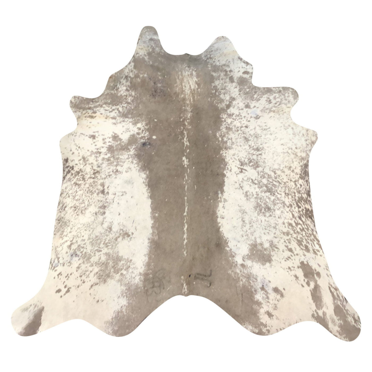Natural Brazilian Cowhide Rug - Taupe & Ivory