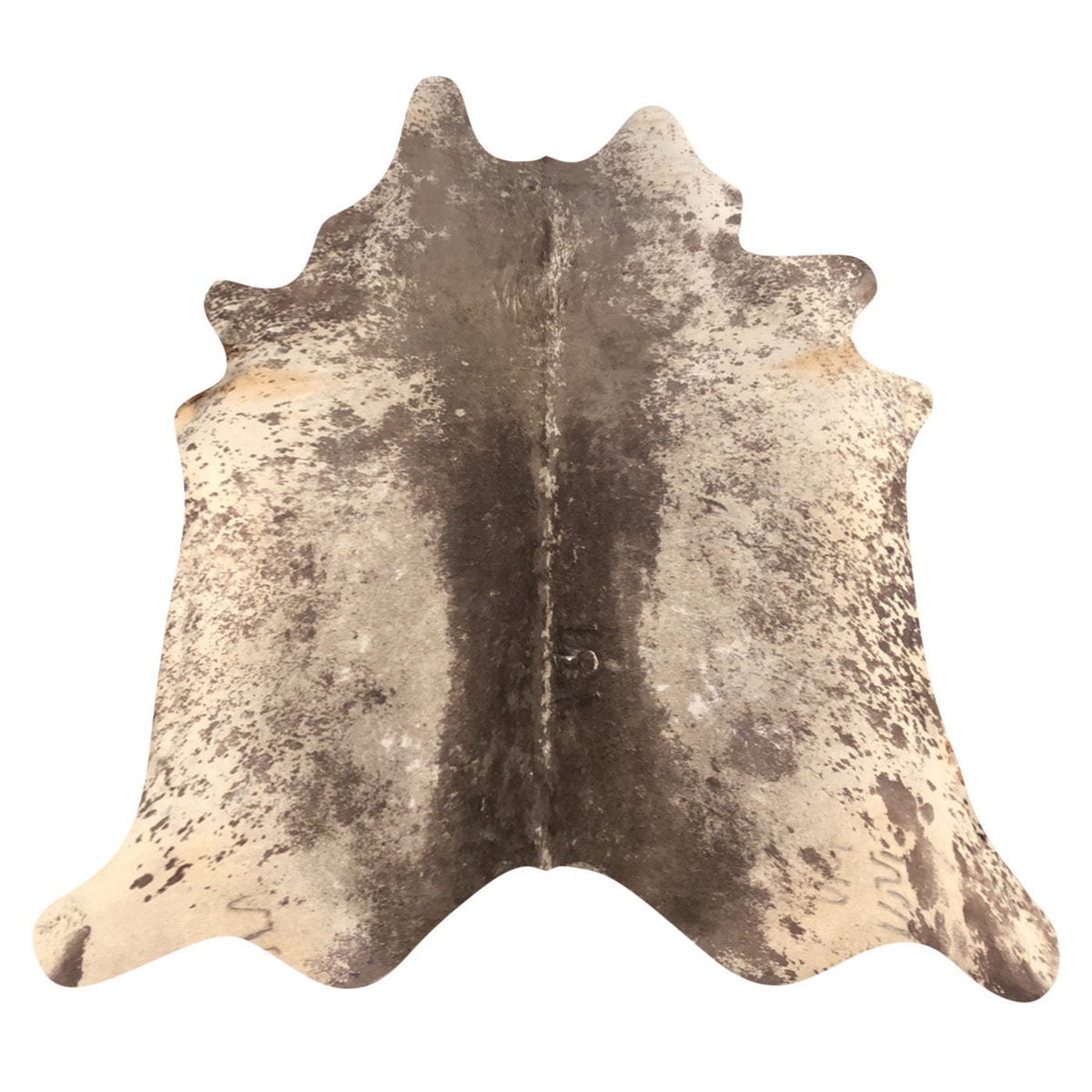Natural Brazilian Cowhide Rug - Taupe, Beige & Ivory