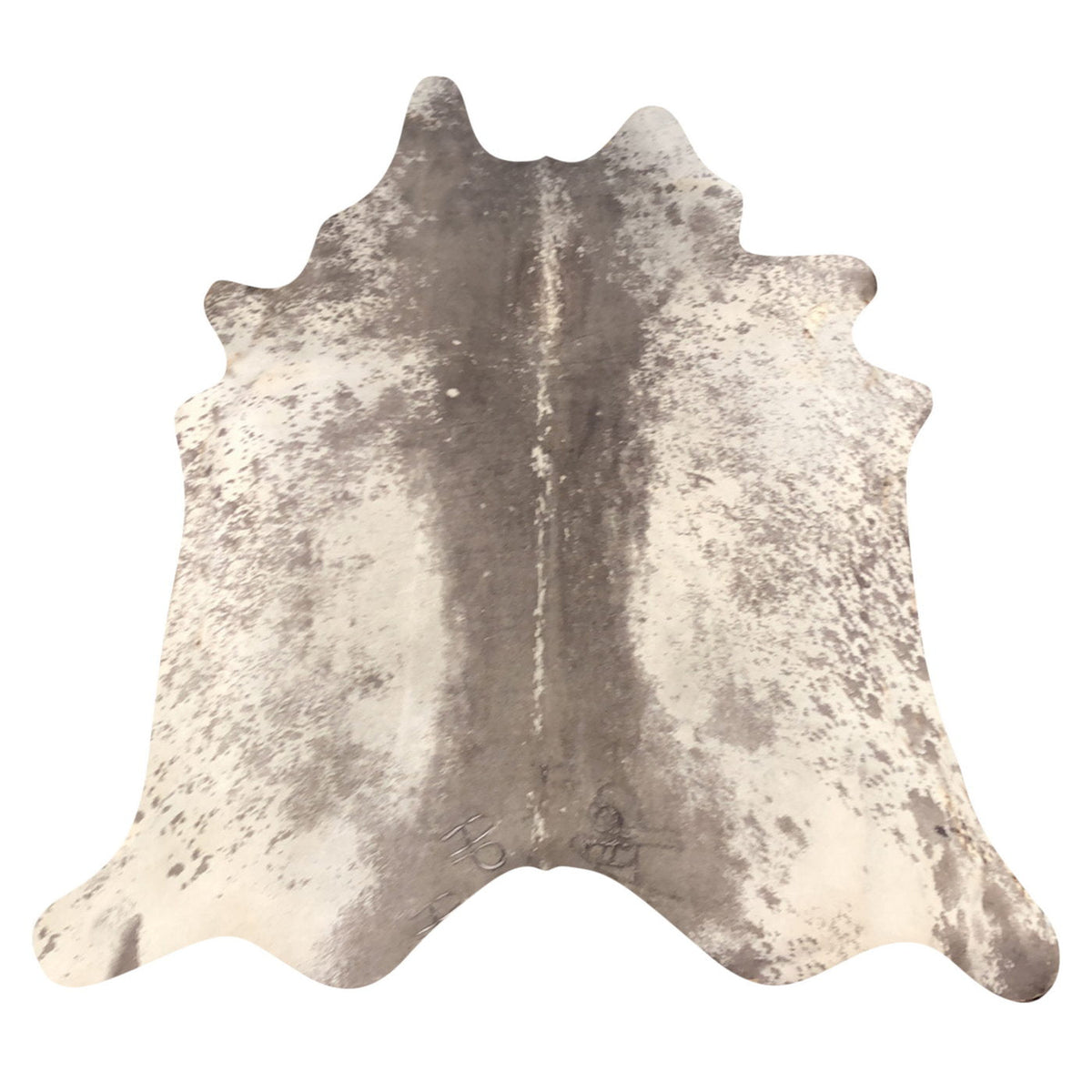 Natural Brazilian Cowhide Rug - Taupe & Ivory
