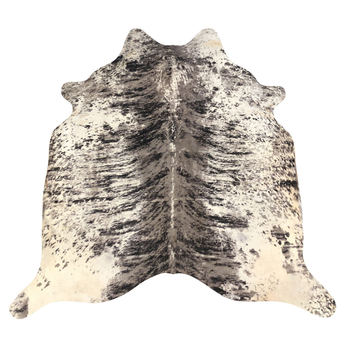 Natural Brazilian Cowhide Rug - Espresso, Taupe & Ivory