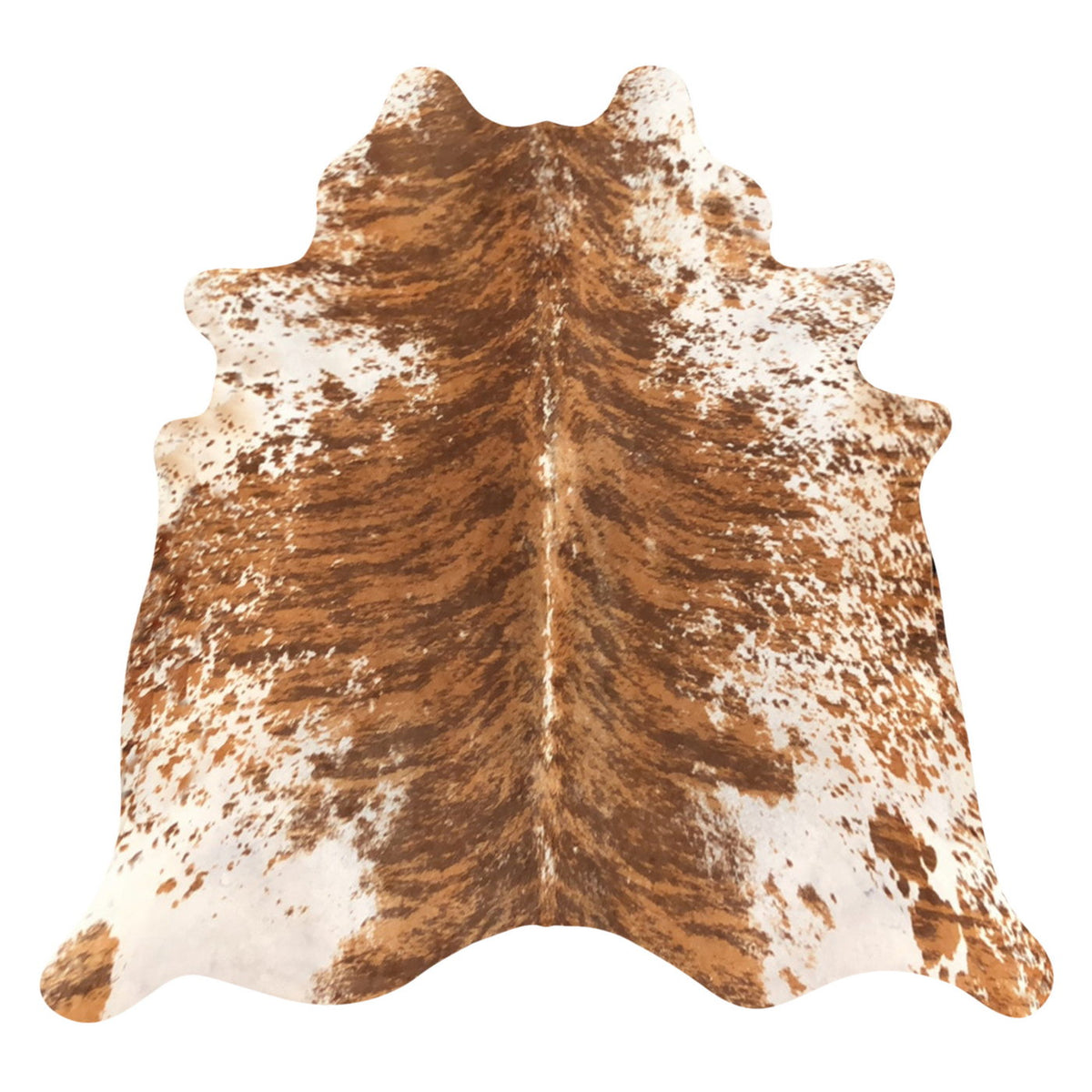 Natural Brazilian Cowhide Rug - Mocha, Espresso & Ivory