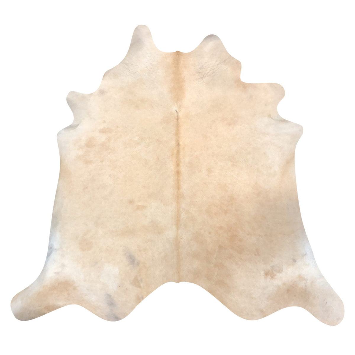 Natural Brazilian Cowhide Rug - Caramel & Ivory