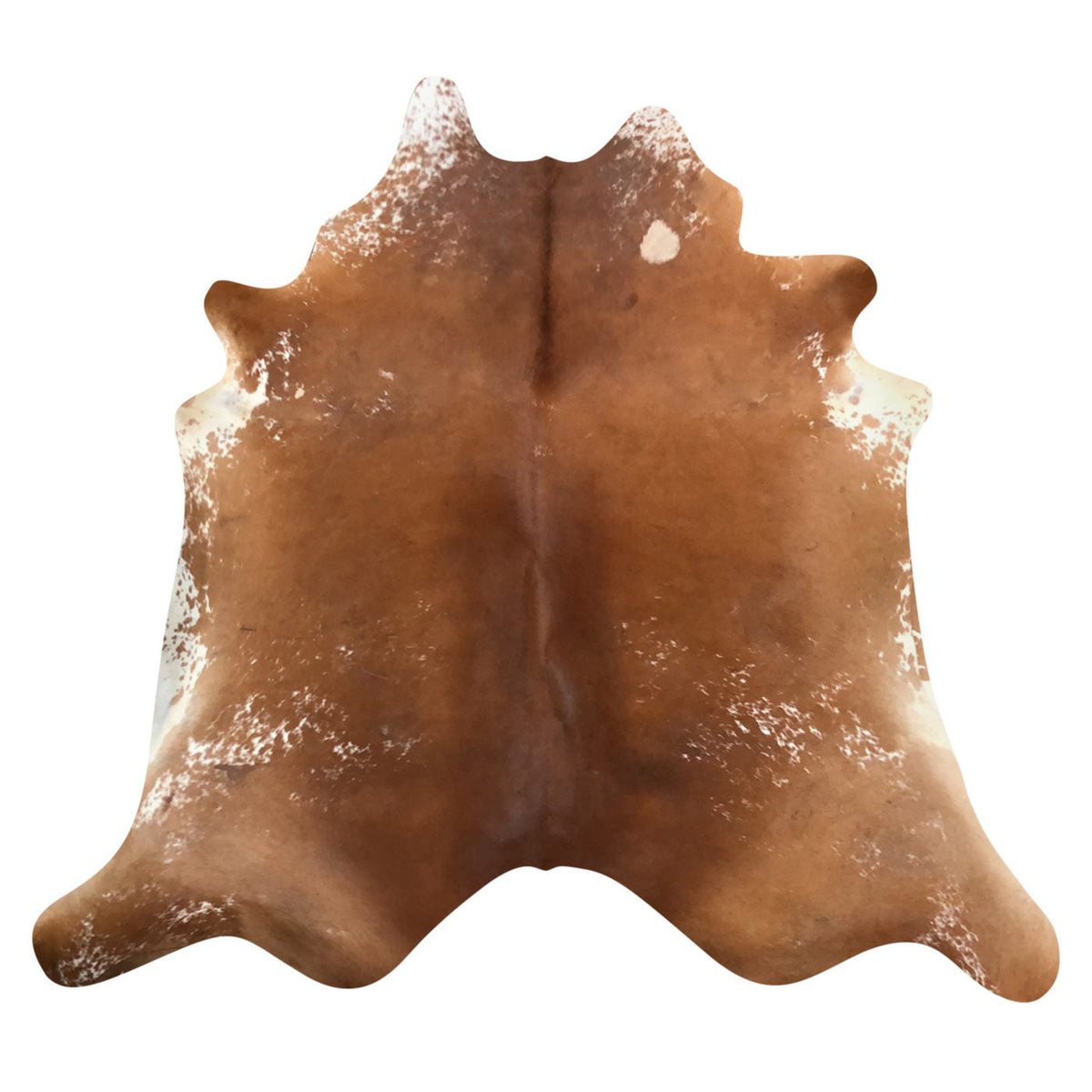 Natural Brazilian Cowhide Rug - Mocha & Ivory