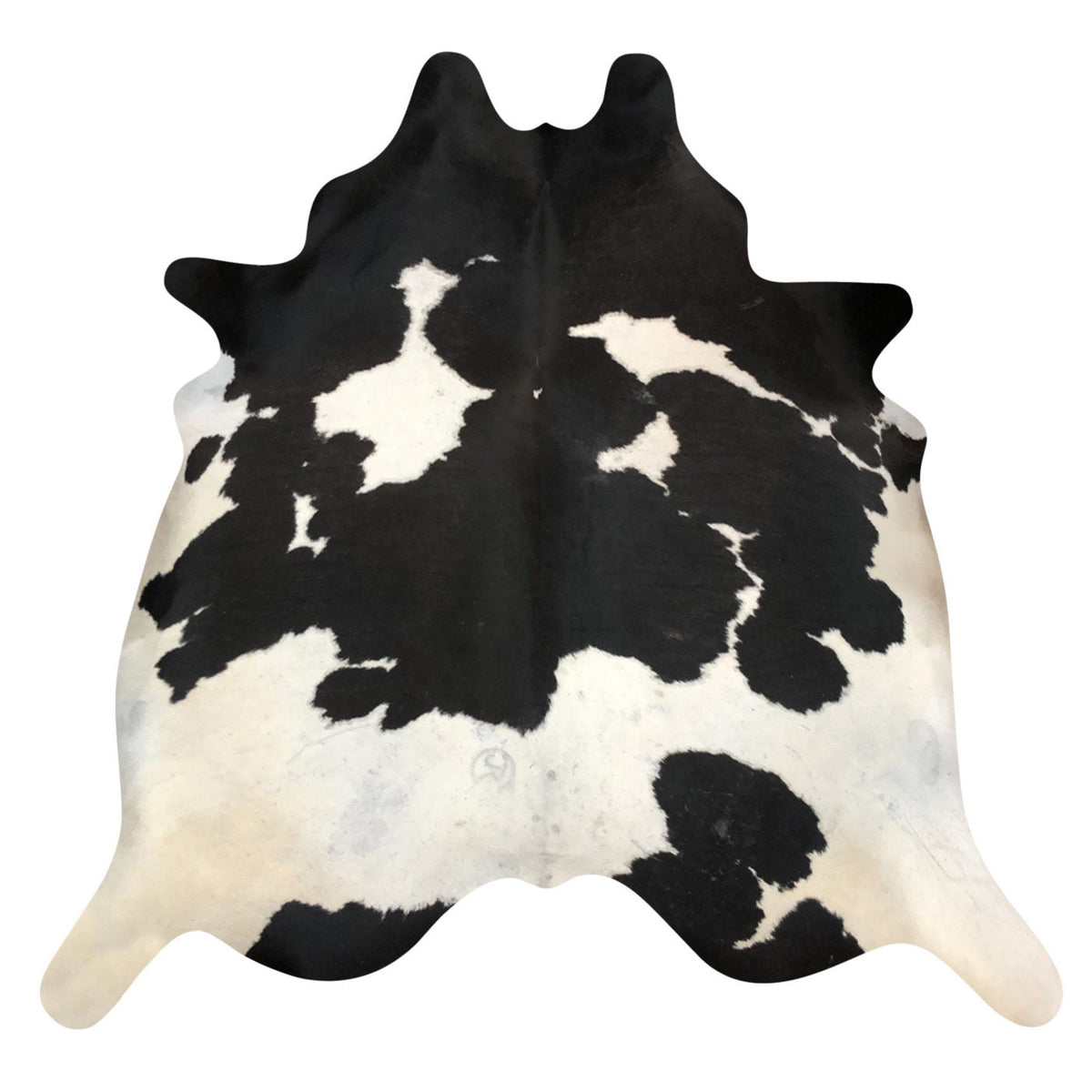 Natural Brazilian Cowhide Rug - Espresso & Ivory