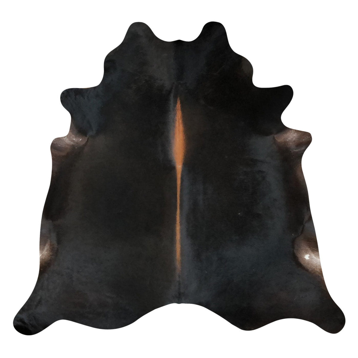 Natural Brazilian Cowhide Rug - Espresso, Caramel & Ivory
