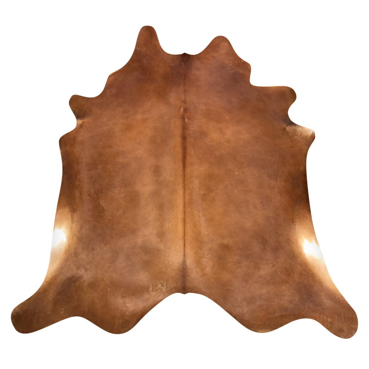 Natural Brazilian Cowhide Rug - Mocha & Ivory