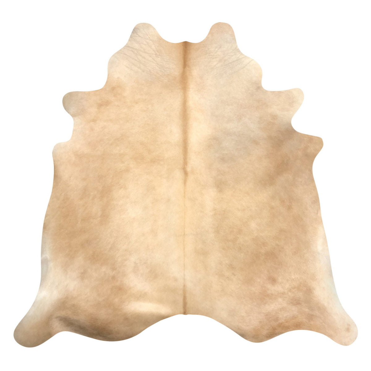 Natural Brazilian Cowhide Rug - Caramel & Ivory
