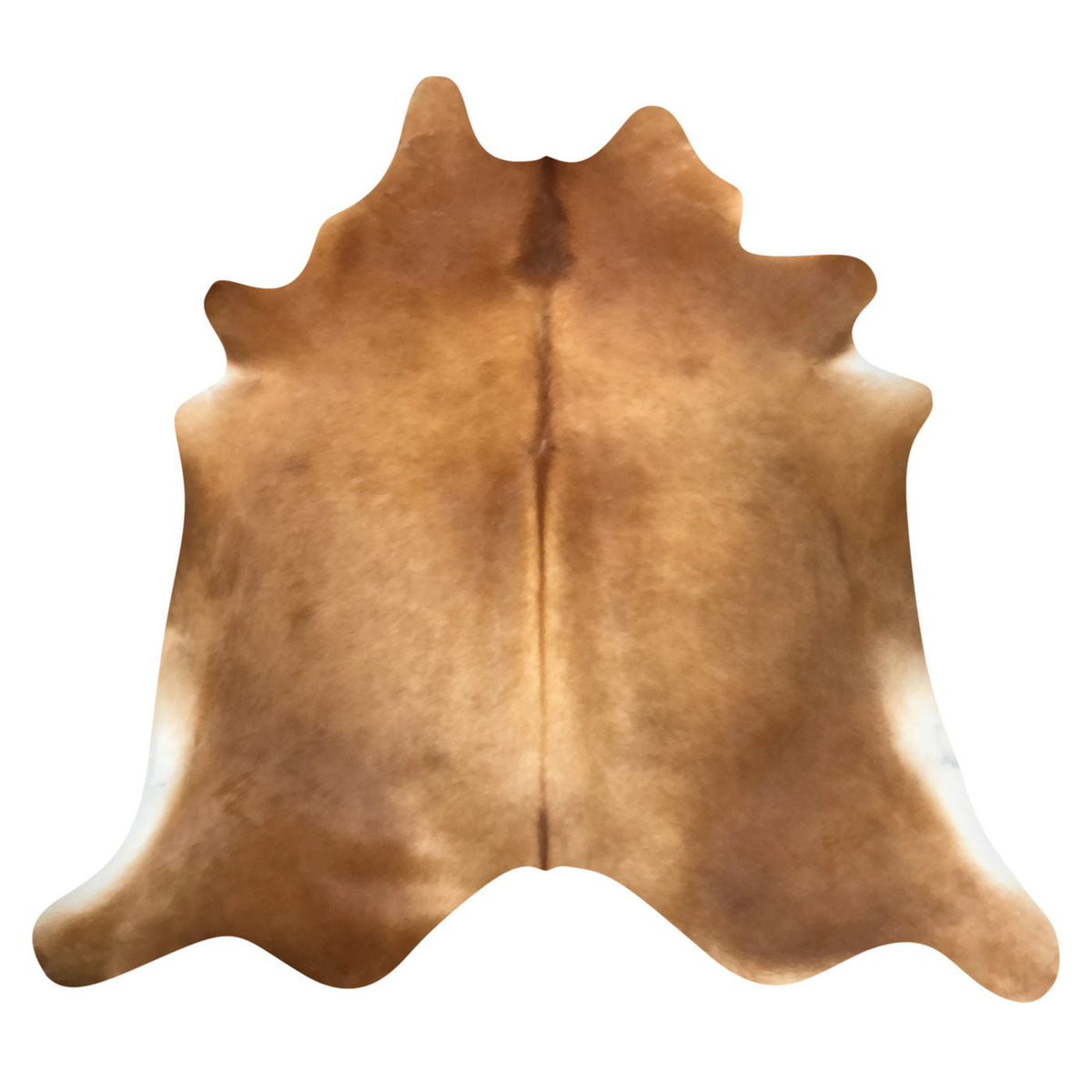 Natural Brazilian Cowhide Rug - Caramel, Mocha & Ivory