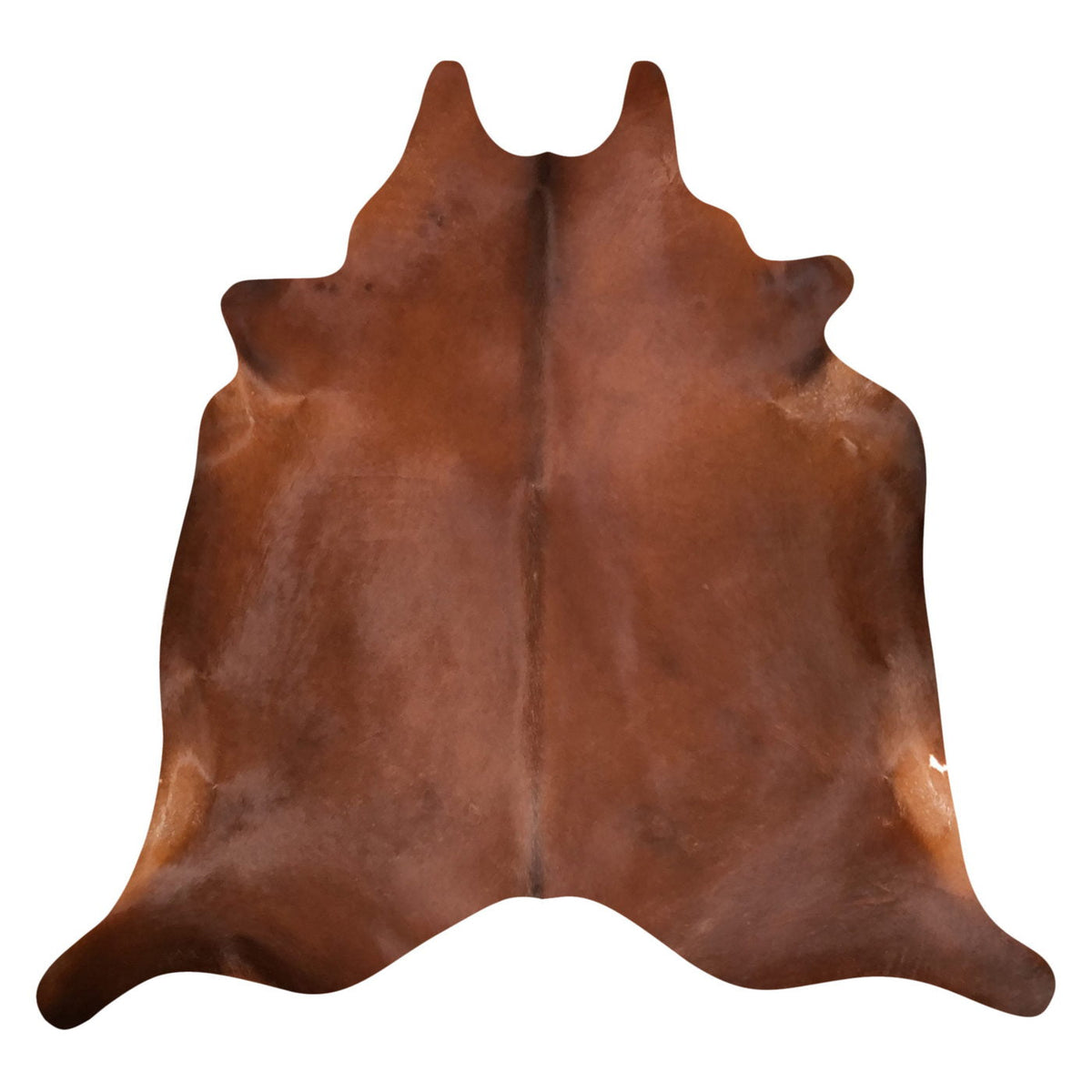 Natural Brazilian Cowhide Rug - Mocha & Ivory