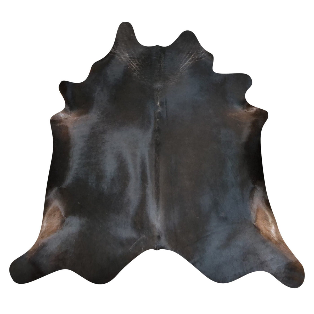 Natural Brazilian Cowhide Rug - Espresso & Chocolate