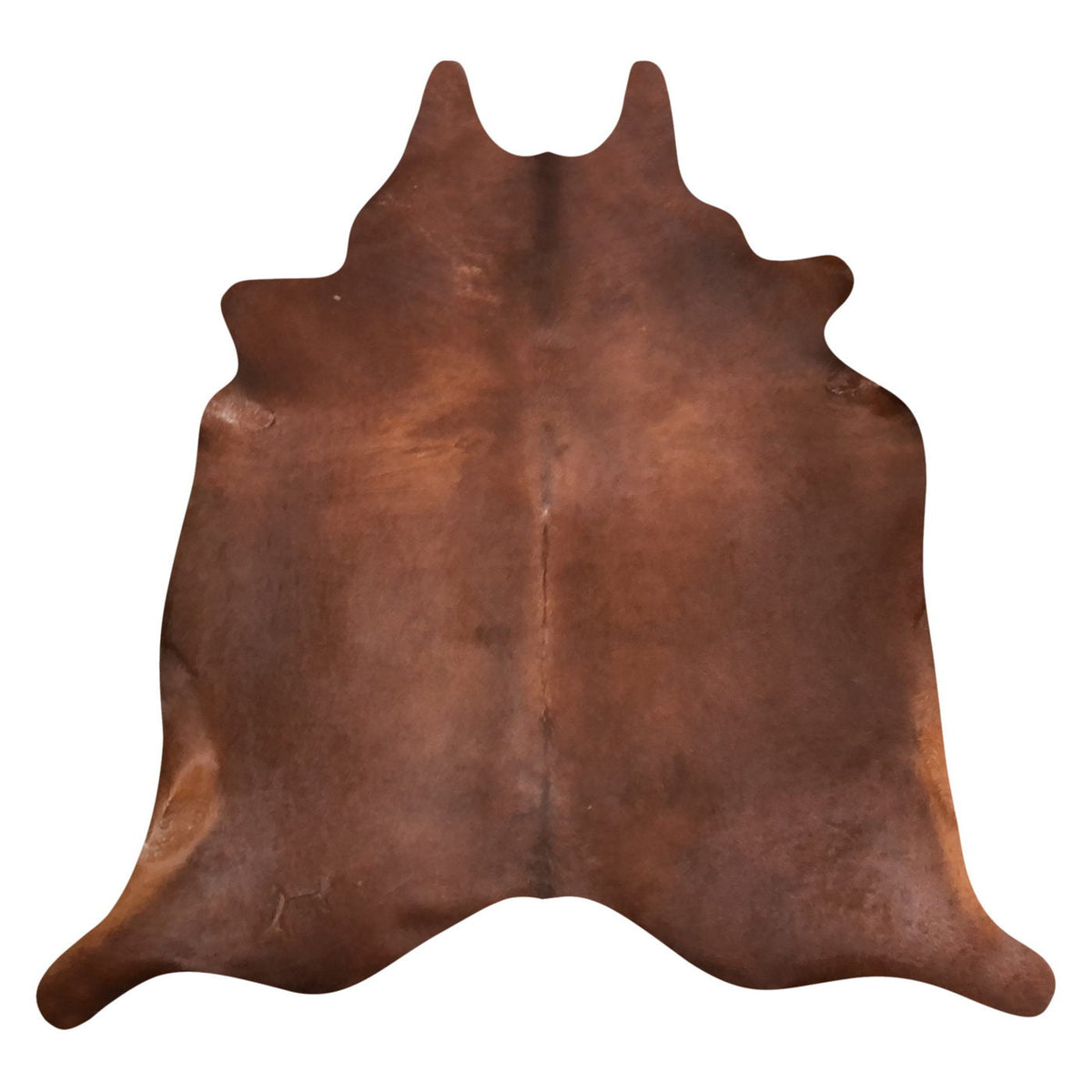 Natural Brazilian Cowhide Rug - Chocolate